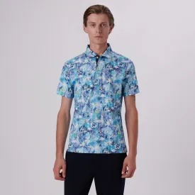 Bugatchi - Hendrix - Polo manches courtes floral coton mercerisé