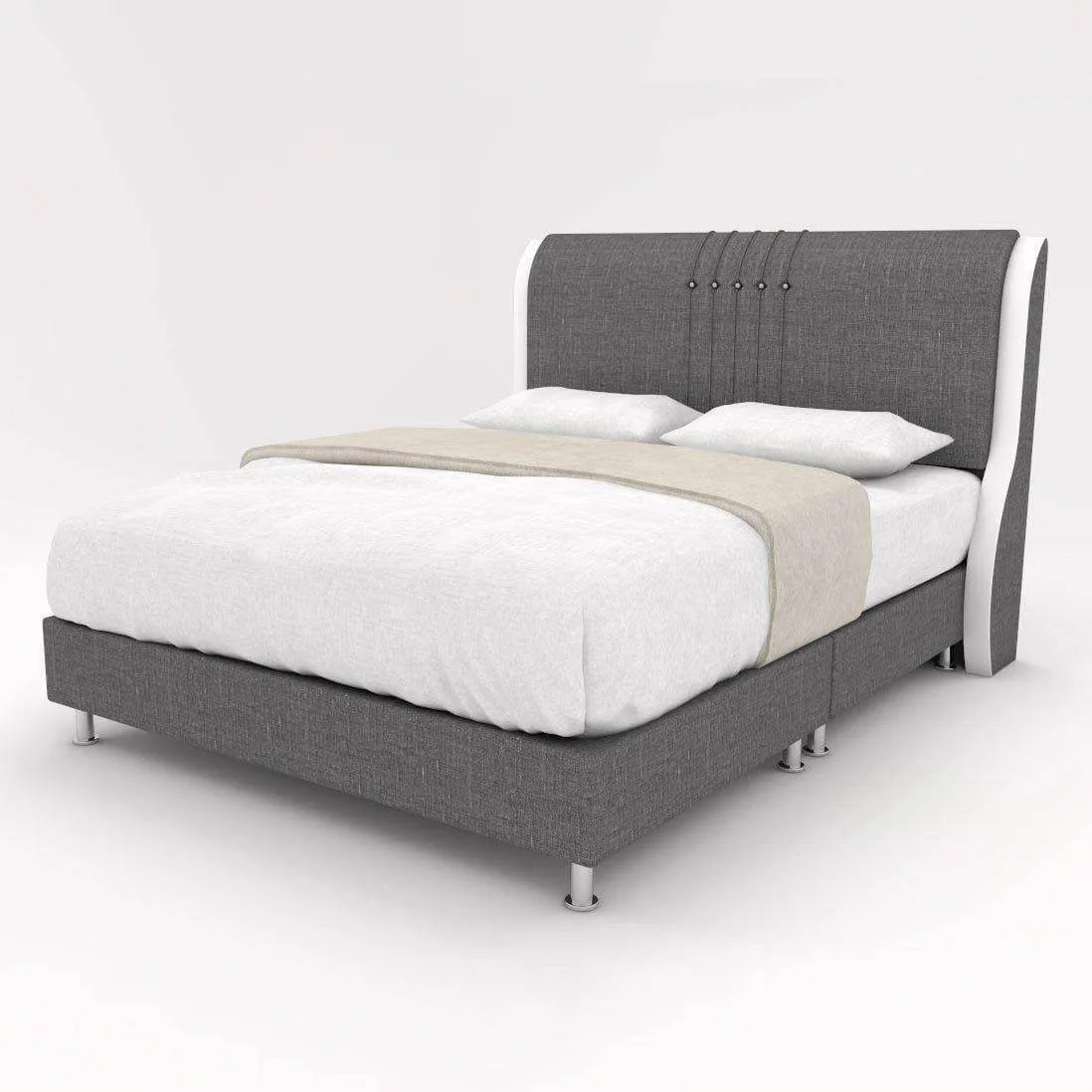 Byrd Fabric Bed Frame (Water Repellent)