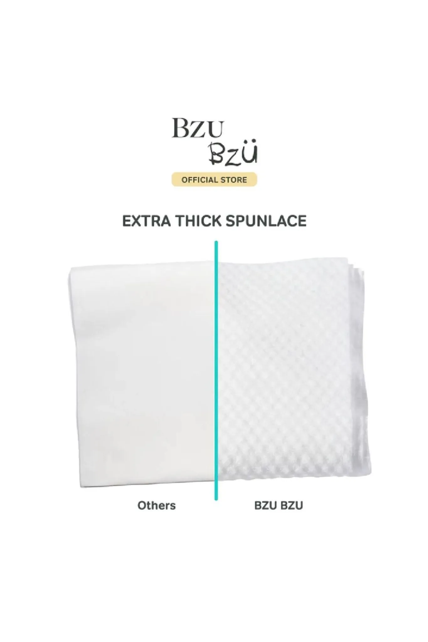 Bzu Bzu Skincare Cotton Towel - 80 Pack X 2