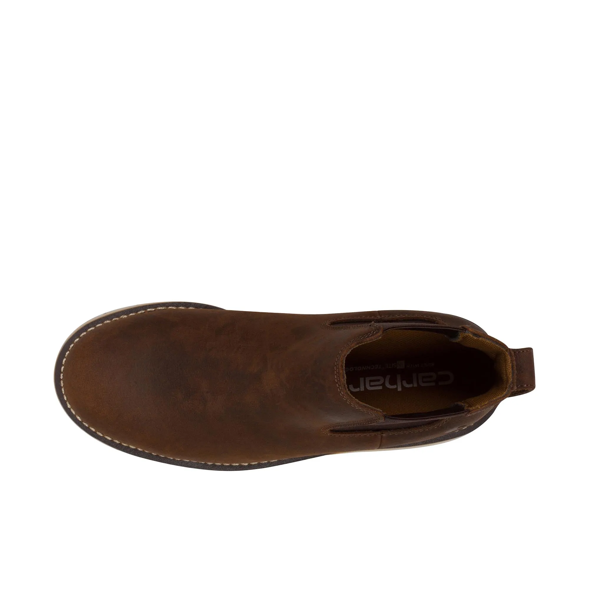 Carhartt 5 Inch Chelsea Soft Toe Dark Brown Oil Tanned