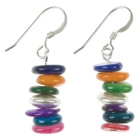 Carrie Elspeth Rainbow Shell Earrings