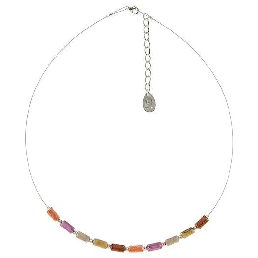 Carrie Elspeth Sunburst Ceramic Link Necklace