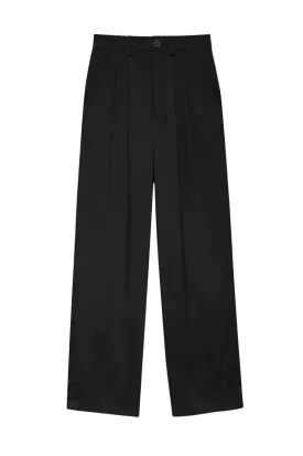 Carrie Pant - Black Silk