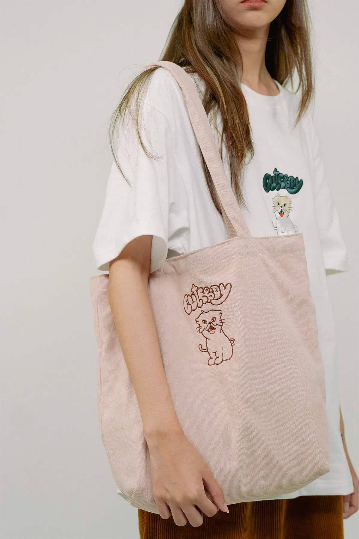 Cat Day Corduroy Bag