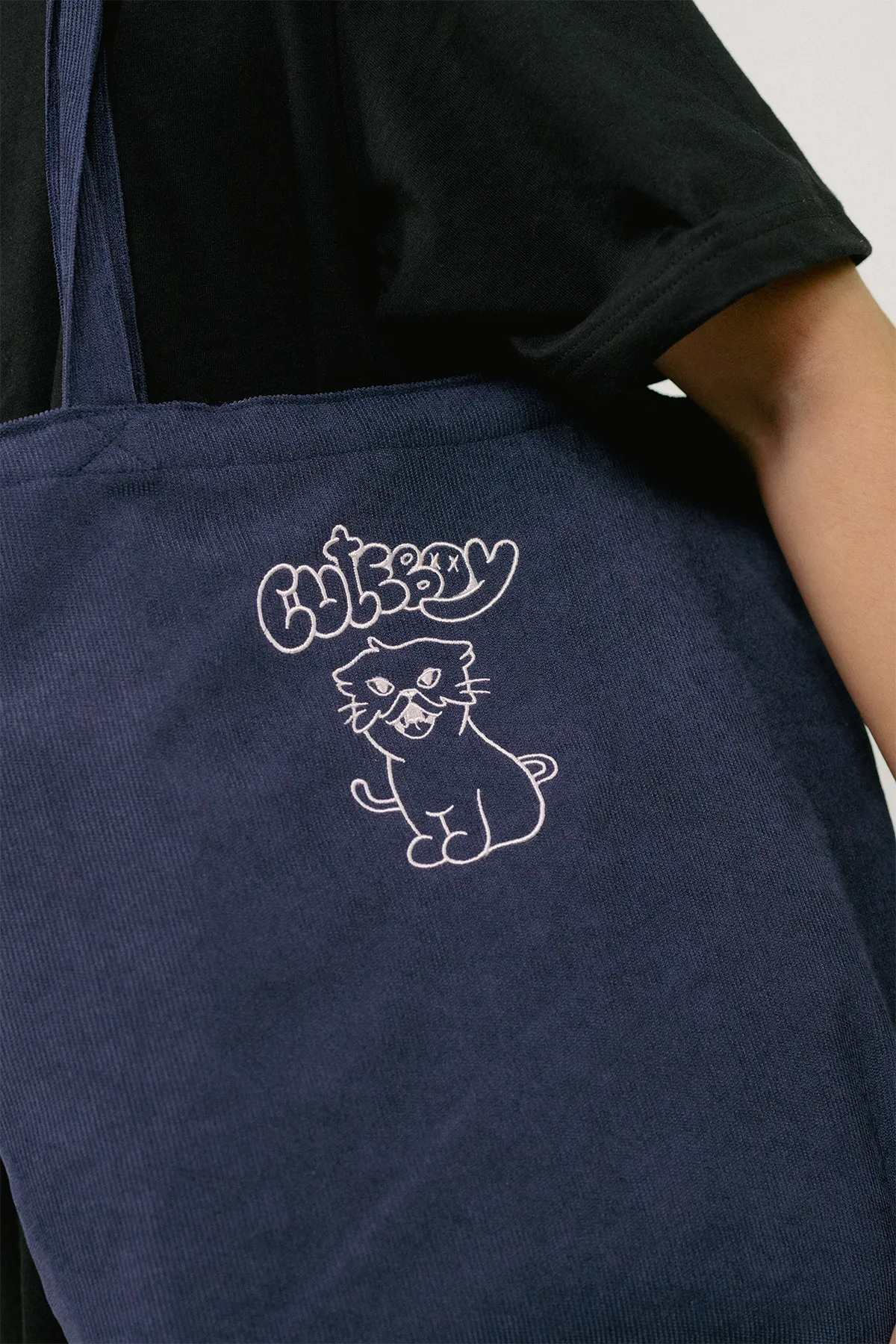 Cat Day Corduroy Bag