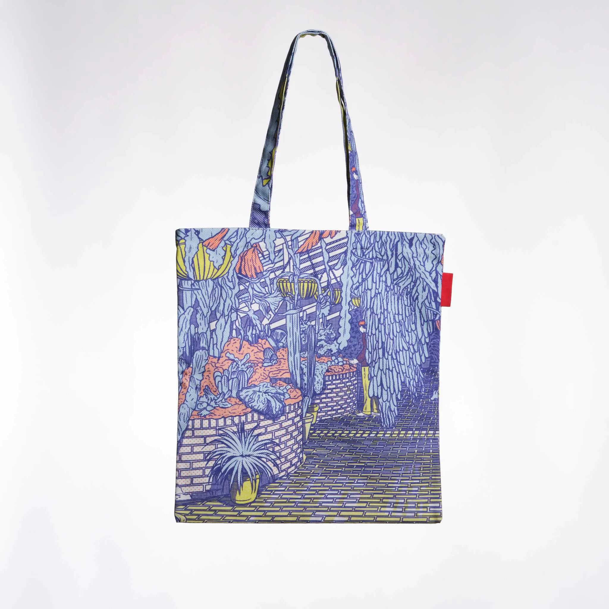 Cat Sims Conservatory Cactus House Tote Bag