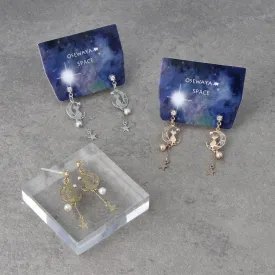 Celestial Cat Plastic Post Earrings