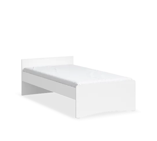 Cilek Montes White Bed (100X200 Cm Or 120X200 Cm) - Headboard Optional