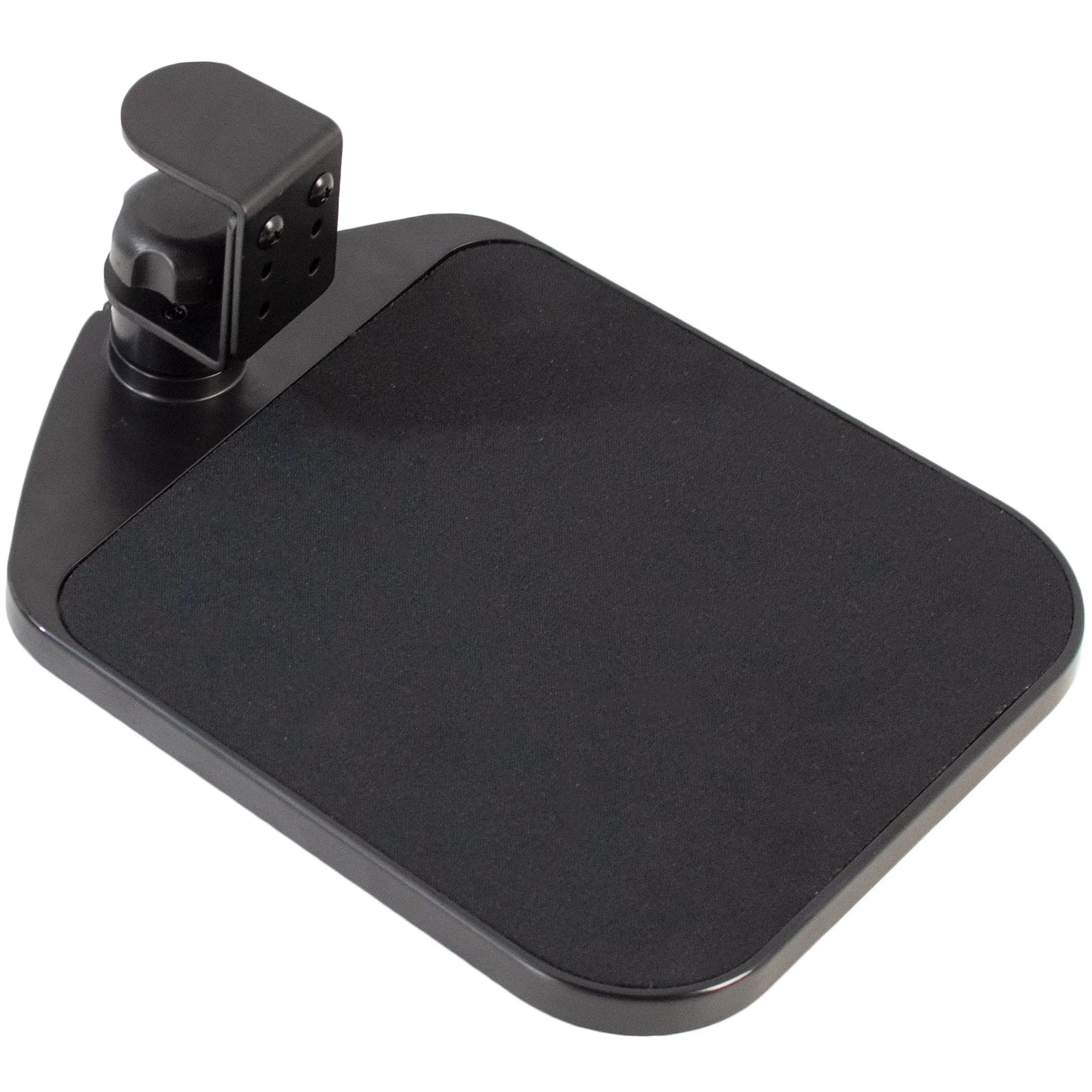 Clamp-on Mouse Pad and Device Holder