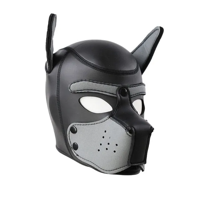 Colored Puppy Play Mask (8 Colors)