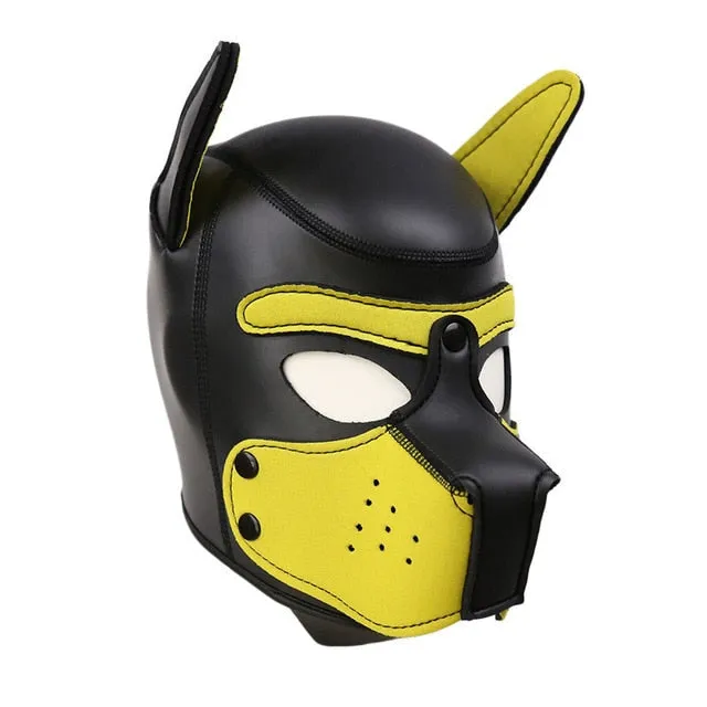 Colored Puppy Play Mask (8 Colors)