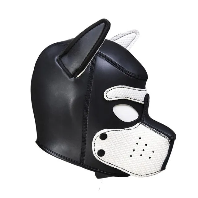 Colored Puppy Play Mask (8 Colors)