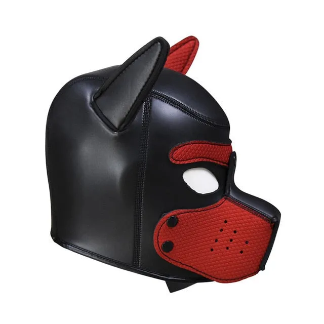 Colored Puppy Play Mask (8 Colors)