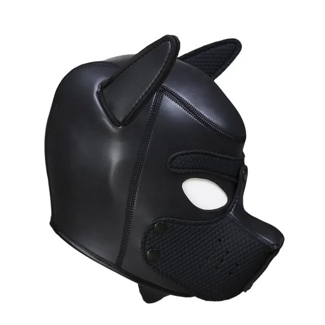 Colored Puppy Play Mask (8 Colors)