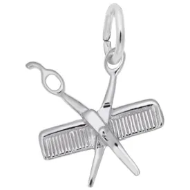 Comb & Scissors Charm