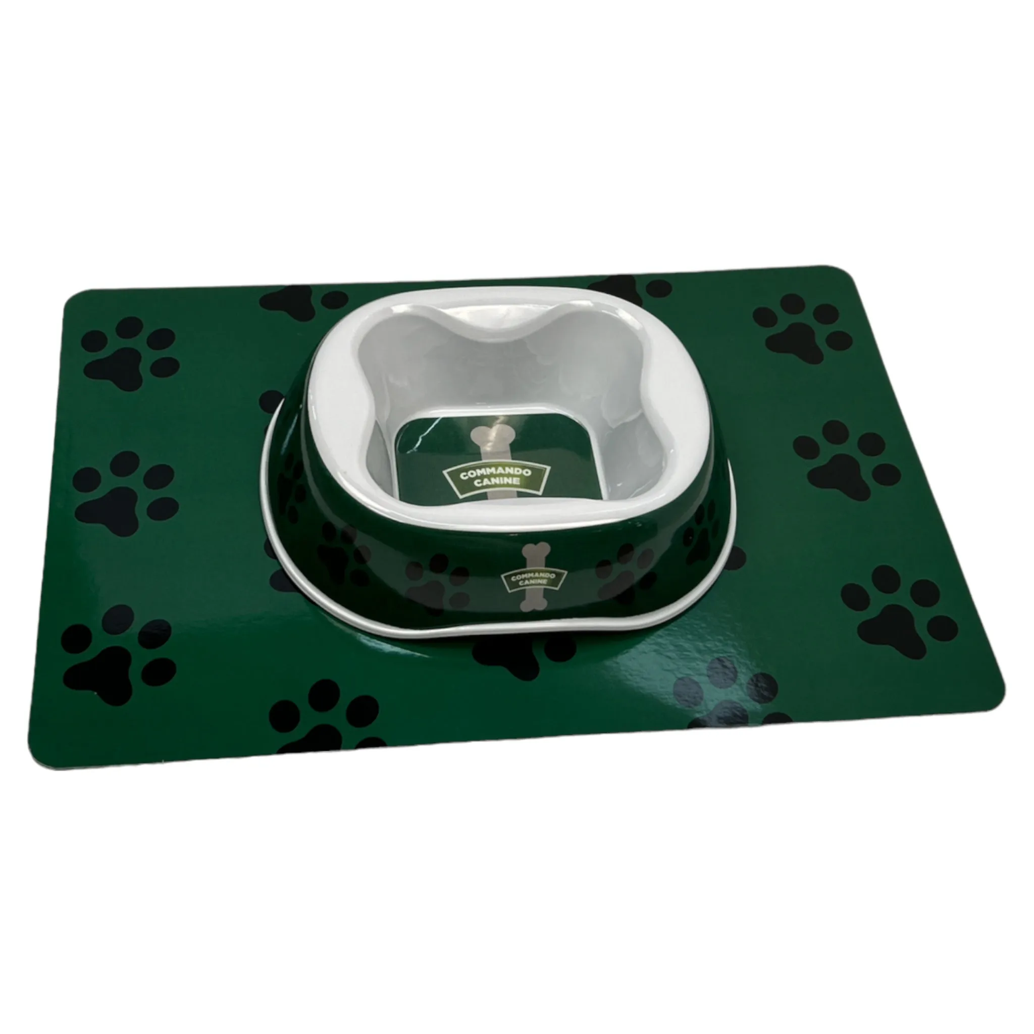 Commando Canine Dog Bowl Mat