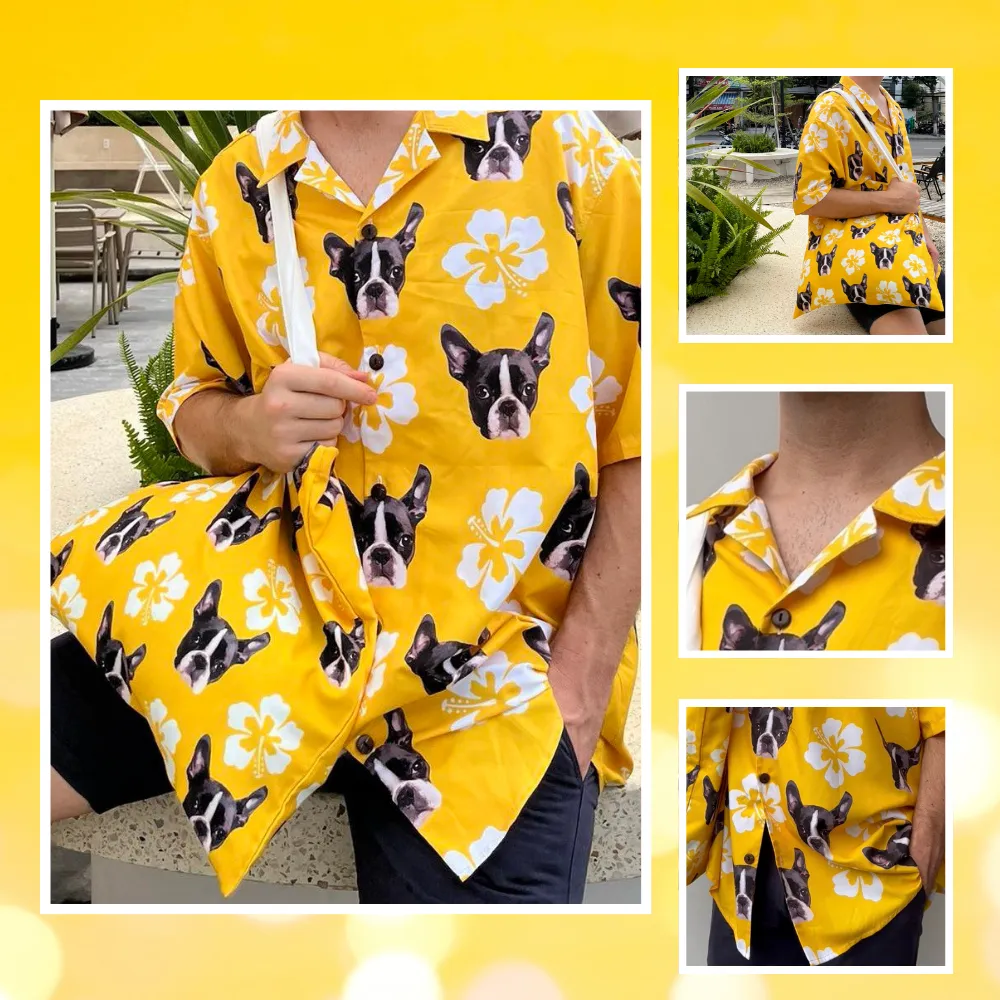 Custom Faces Halloween Regular Fit Hawaiian Shirt