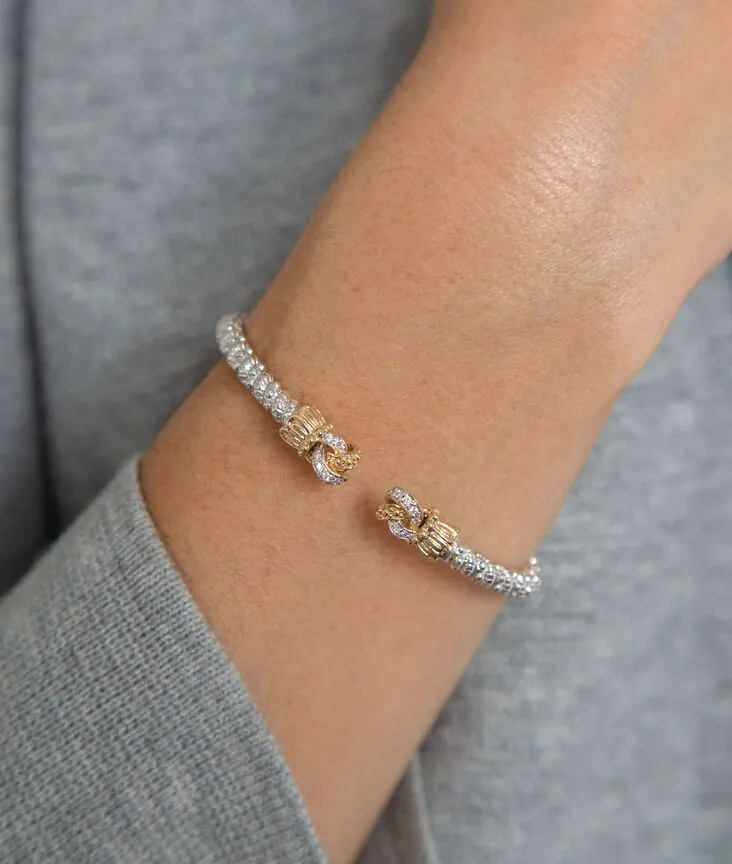 Diamond Knots Ends Bracelet