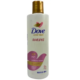 Dove Love Your Waves   Raw Shea Butter Hydrated Waves Sulfate - Free Shampoo 13.5OZ (90 Pcs Lot)