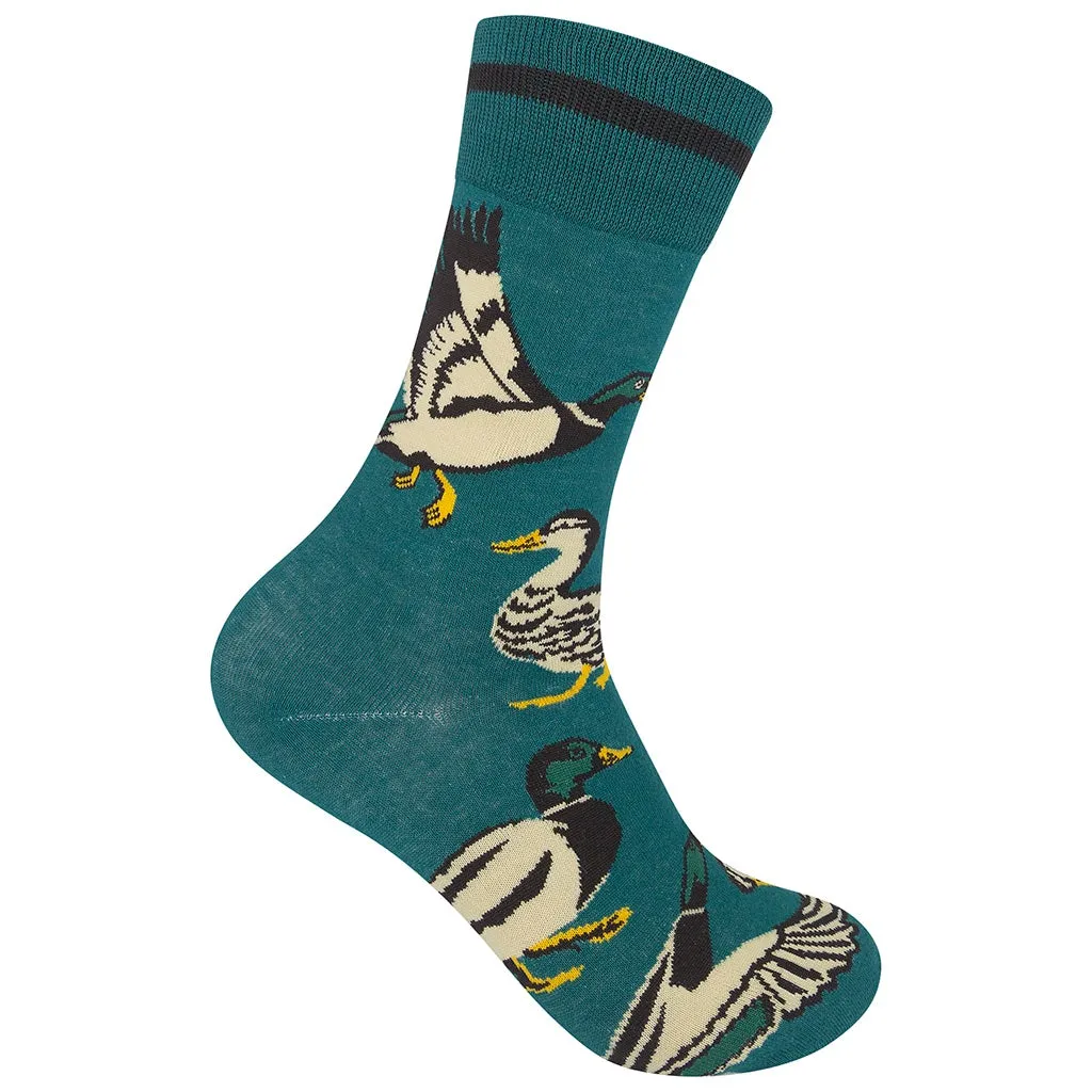 Duck in Flight Socks