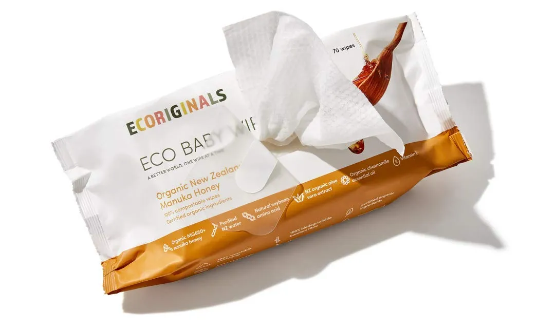 Ecoriginals - Plant Based Manuka Honey Wipes