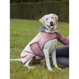 Equestrian Stockholm Fleece Dog Rug PINK