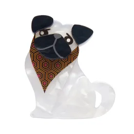 Erstwilder Mini Dogs - Adoring Polly Pug Mini Brooch