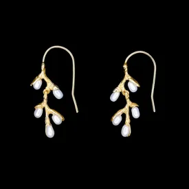 Fine Pussy Willow Earrings - Delicate Wire