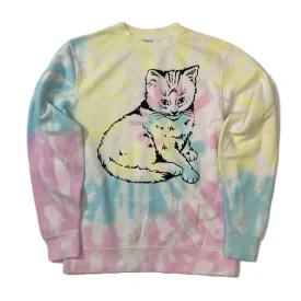 Focus Cat Giant Sweatshirt - Summer Swirl