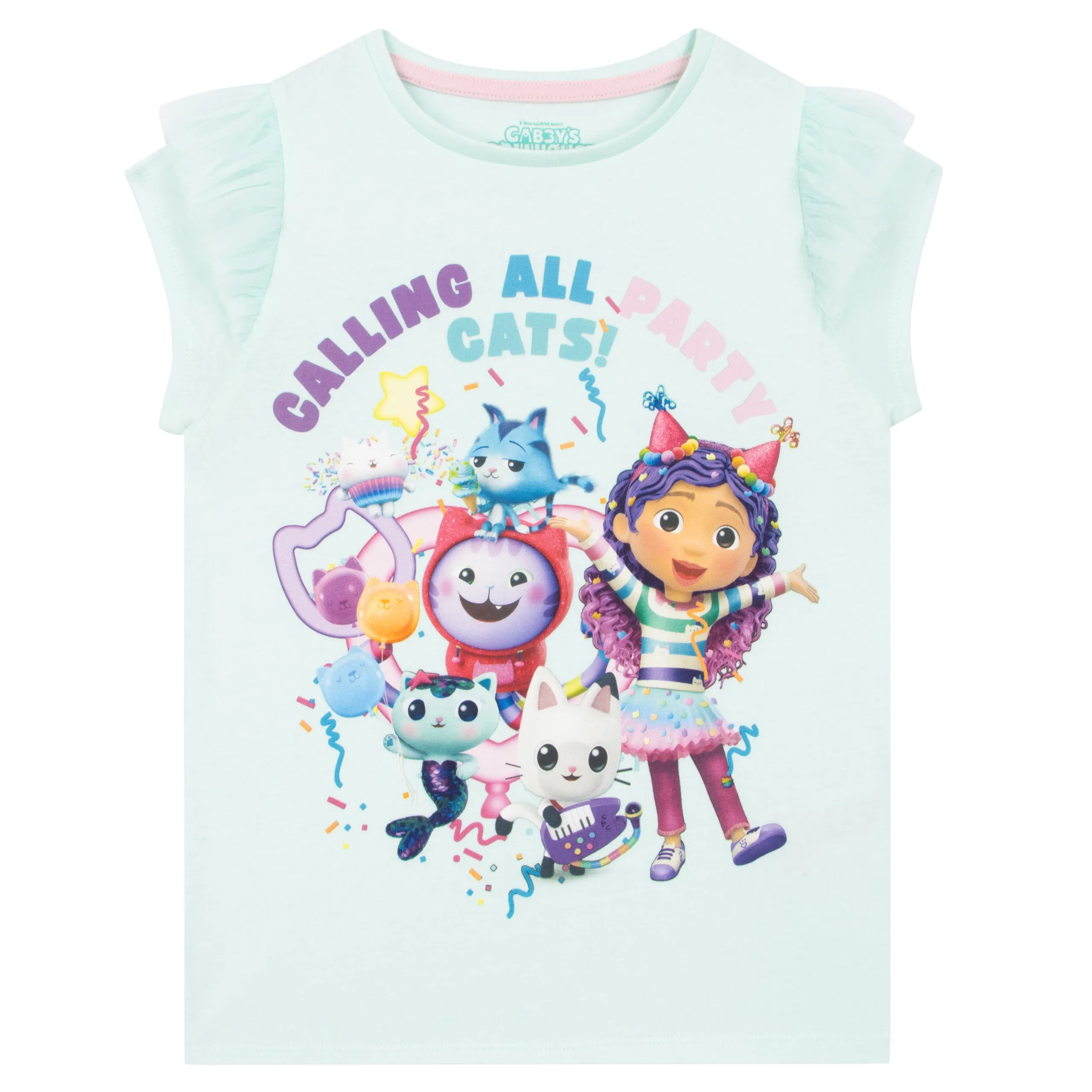 Gabby's Dollhouse T-Shirt - Frill Sleeves