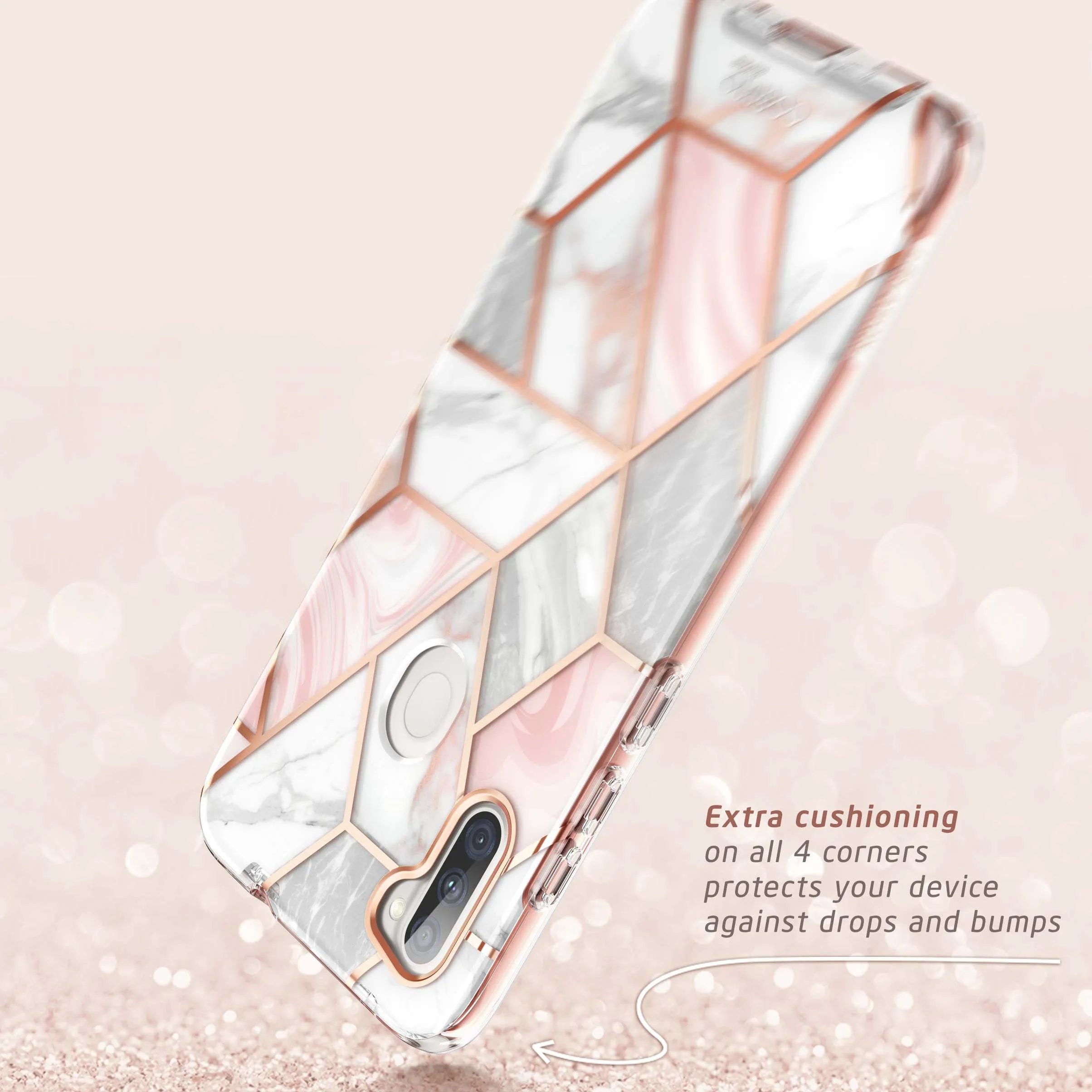 Galaxy A11 Cosmo Case(open box) - Marble Pink