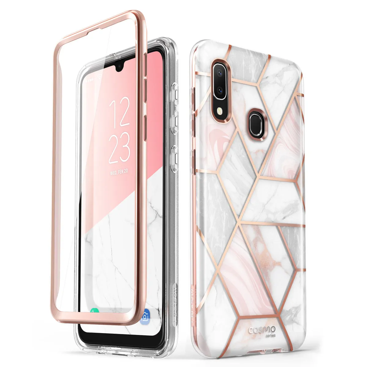 Galaxy A20 | A30 Cosmo Case(open box) - Marble Pink