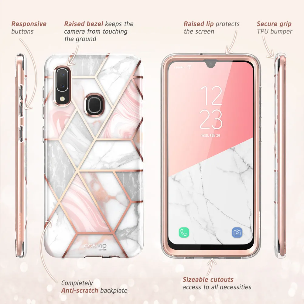 Galaxy A20 | A30 Cosmo Case(open box) - Marble Pink