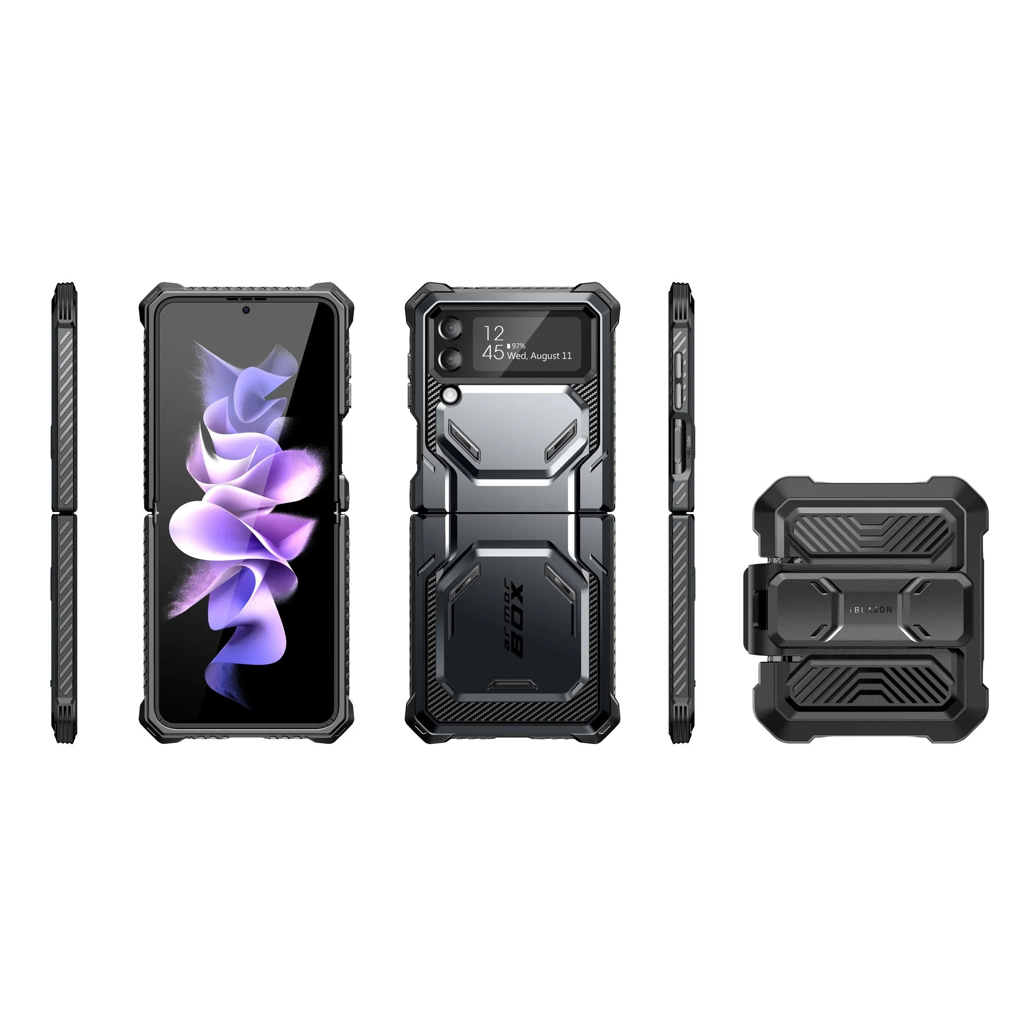 Galaxy Z Flip4 Armorbox(open box) - Black