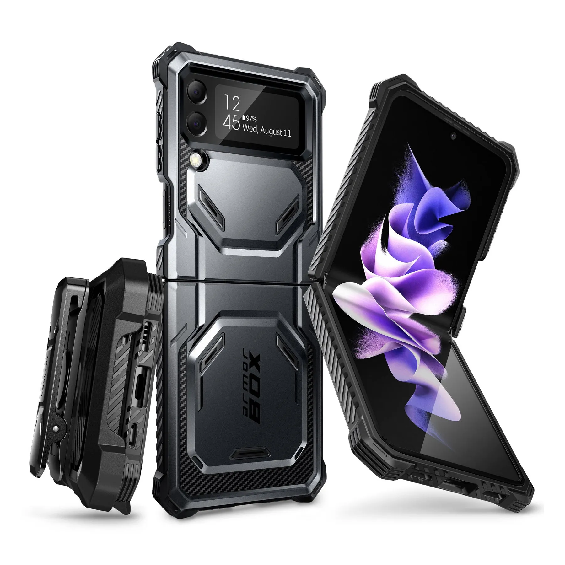 Galaxy Z Flip4 Armorbox(open box) - Black