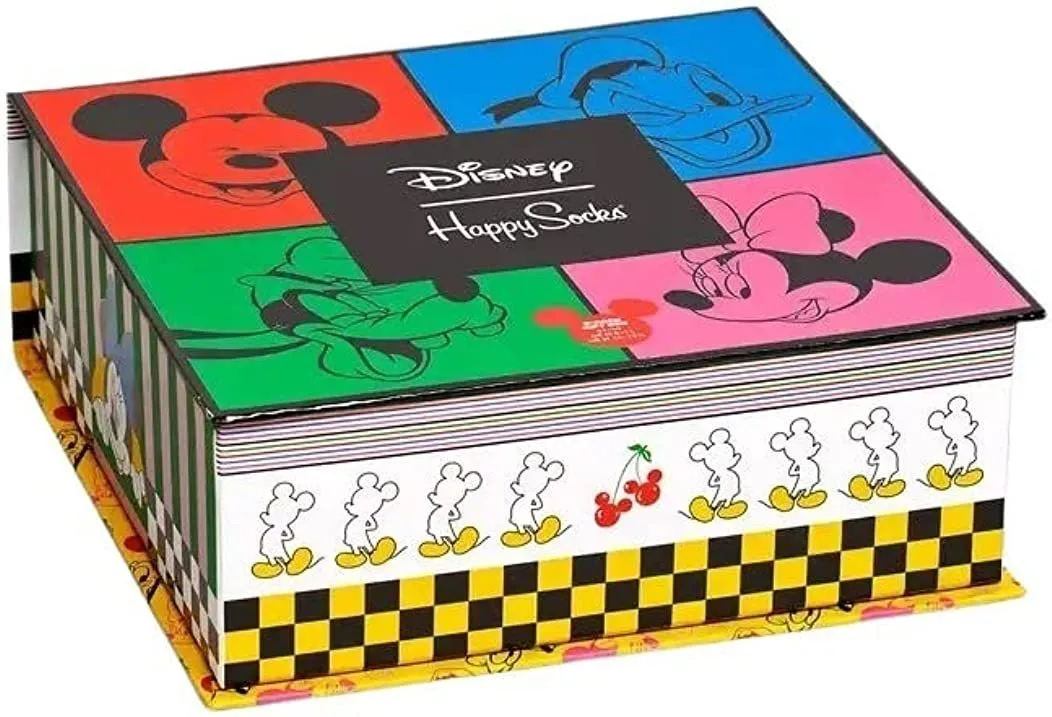 Happy Socks Disney Mickey and Friends Gift Box 6-Pack