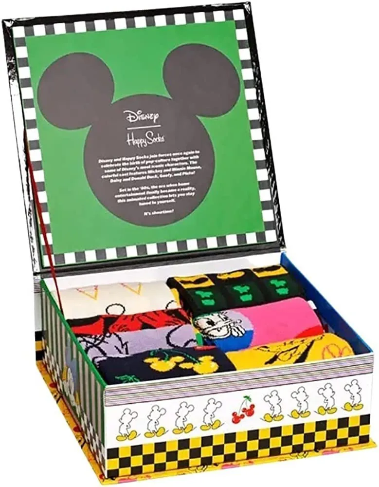 Happy Socks Disney Mickey and Friends Gift Box 6-Pack