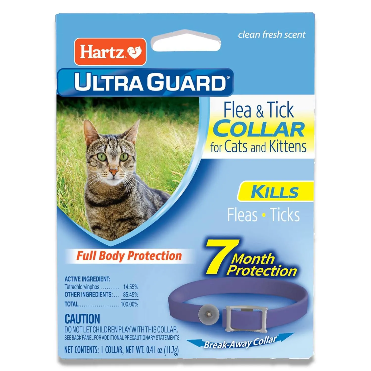 Hartz - UltraGuard Purple Flea & Tick Collar for Cats and Kittens - 0.53 Oz - 48 Pack