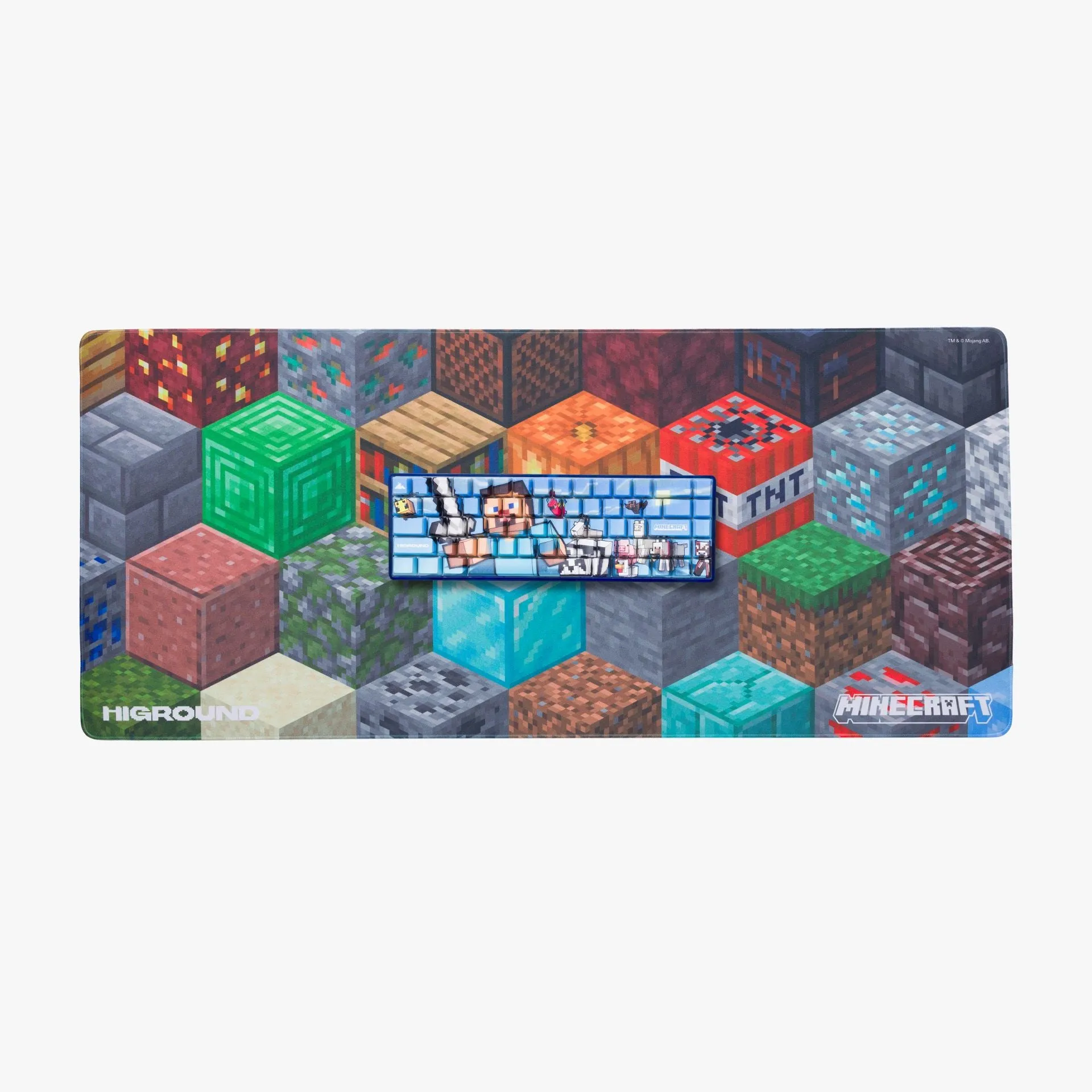 HG x Minecraft Mousepad XL - Random Blocks