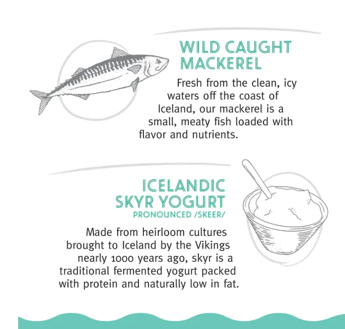 Icelandic  Soft Chew Nibblets-Mackeral&SKYR (Cats)