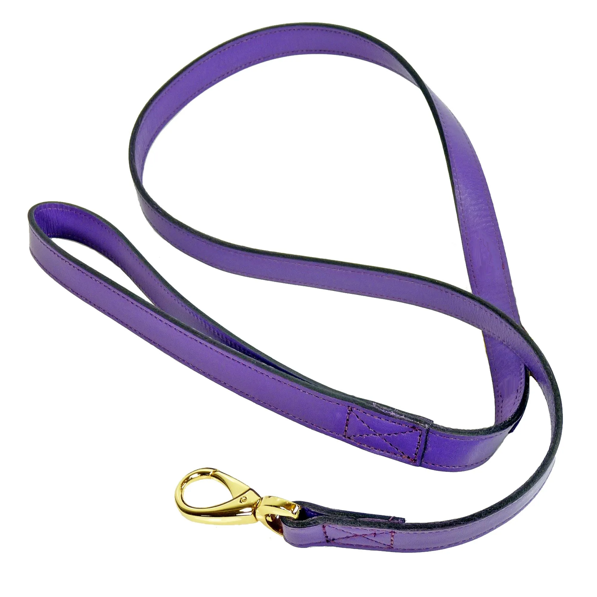 Imperial Dog Leash in Lavender & Gold