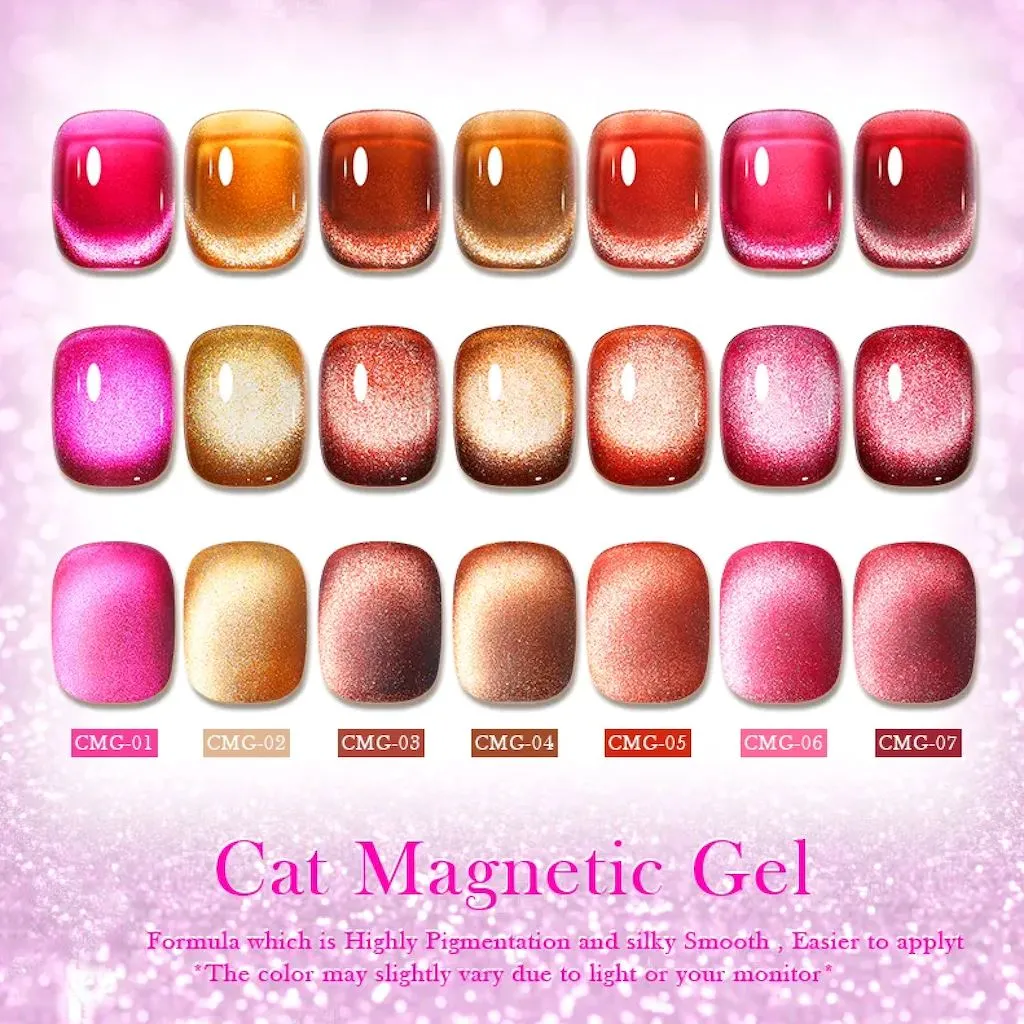 Jelly Amber Cat Eye Magnetic Gel Born Pretty