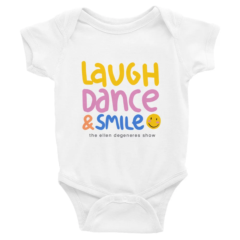 Laugh. Dance. Smile Onesie