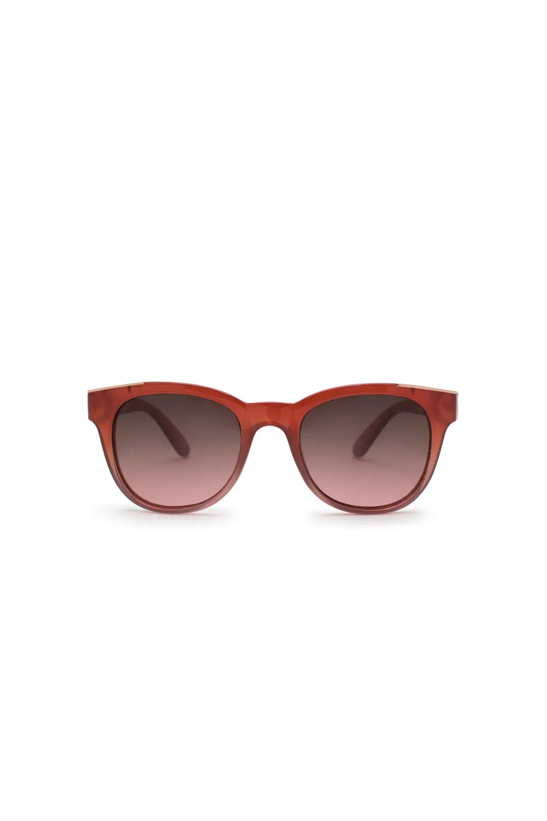 Milky Coral Cat Eye Sunglasses  - B5009SCOR