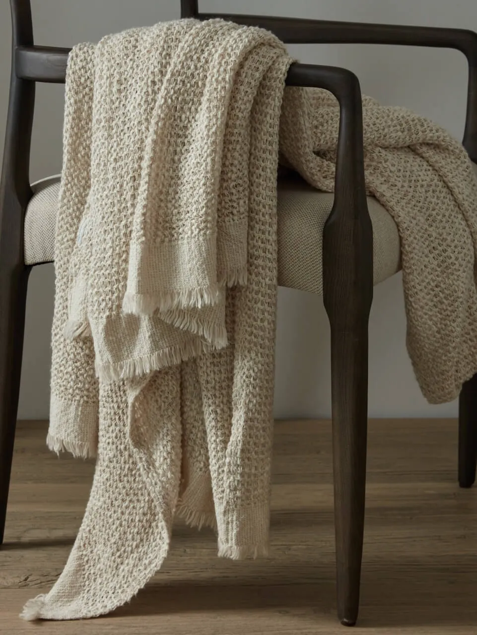 Mira Cotton Throw Oatmeal