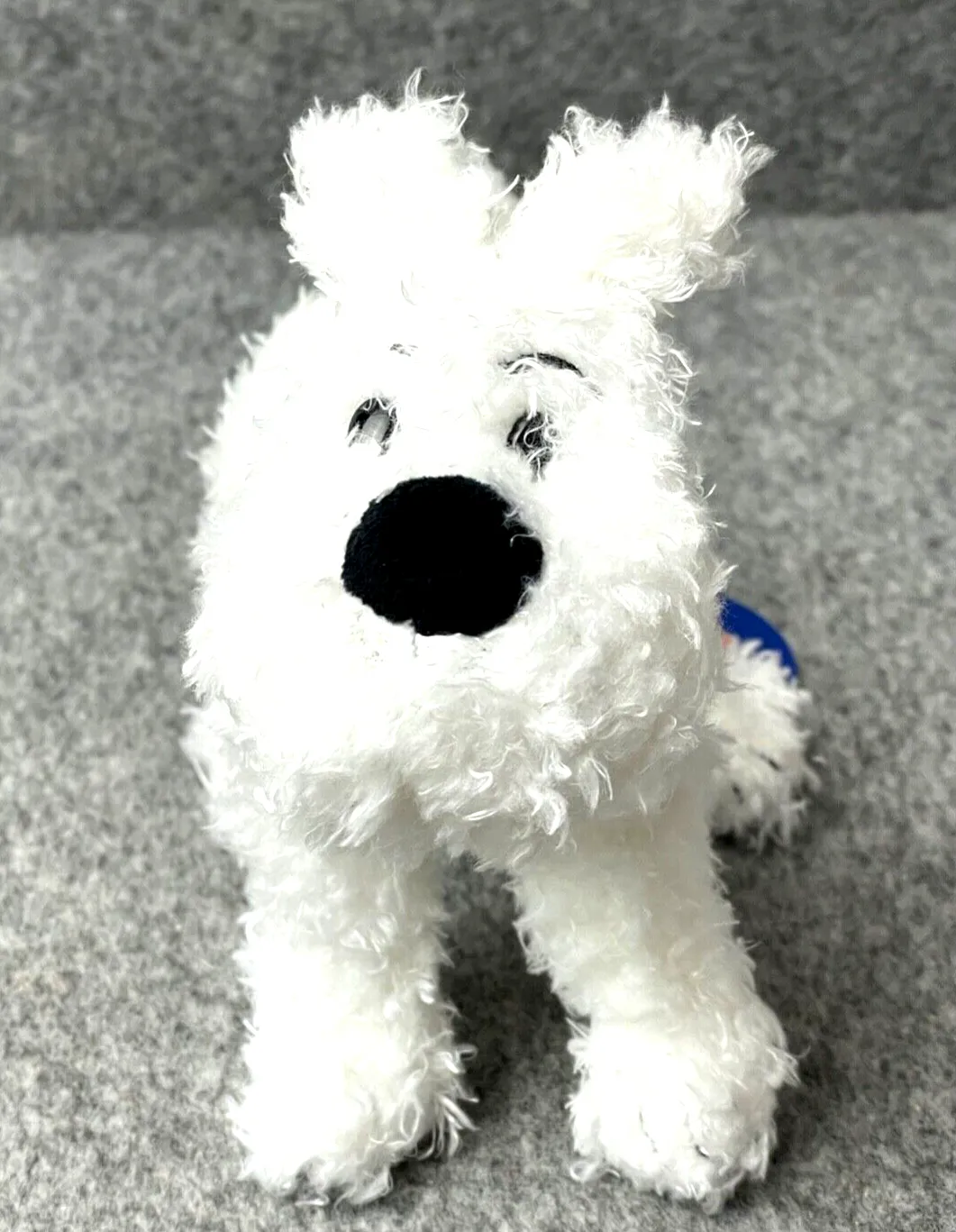 Moulinsart Snowy Plush Soft Toy: Standing 20cm in height Official Tintin Figure Merchandise