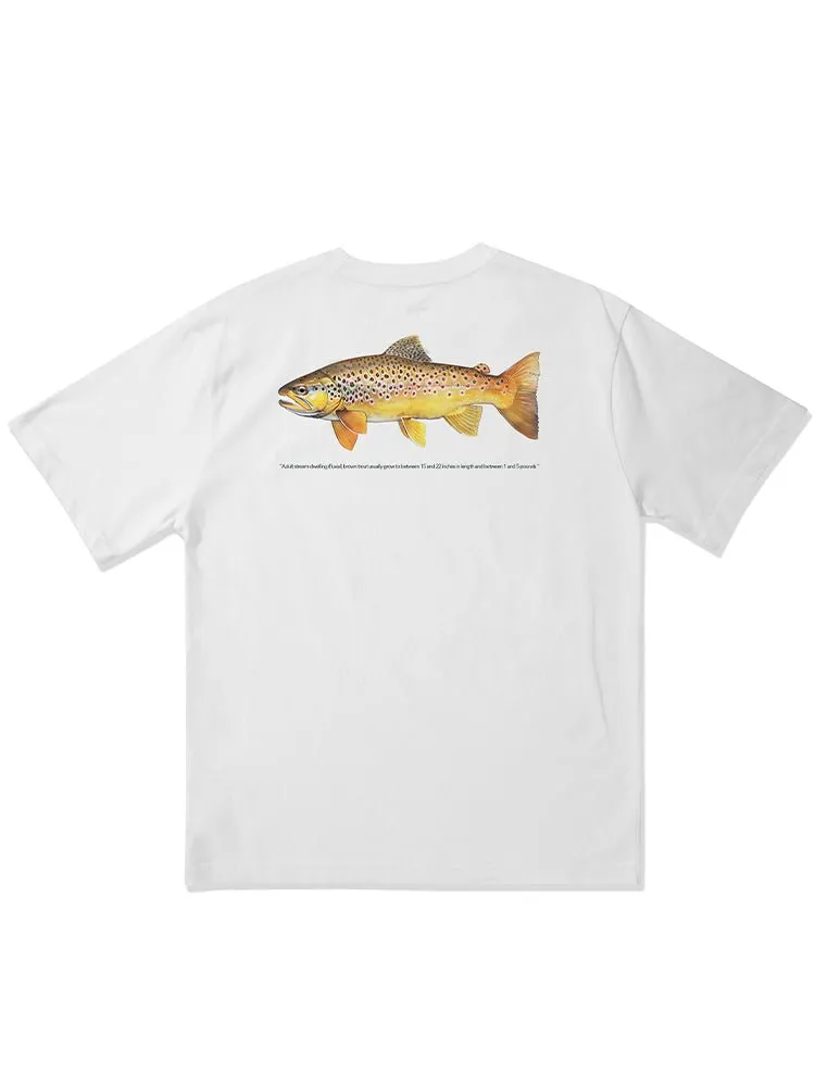 NOBADAY T-BOX TROUT GUIED SUMMER OUTDOOR T-SHIRT