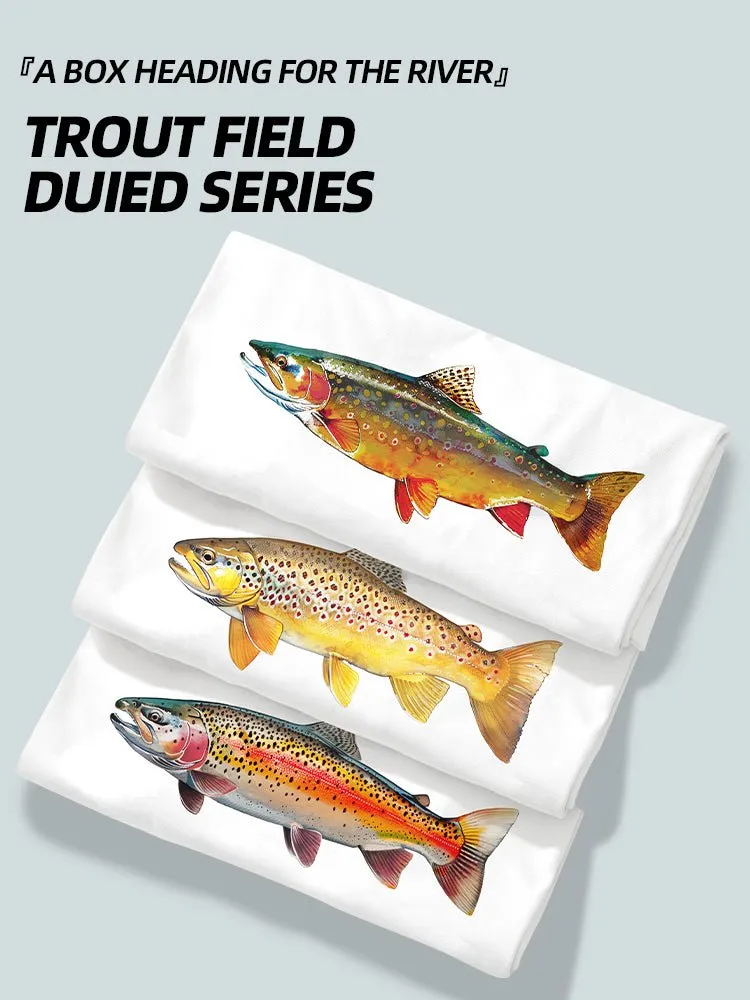 NOBADAY T-BOX TROUT GUIED SUMMER OUTDOOR T-SHIRT