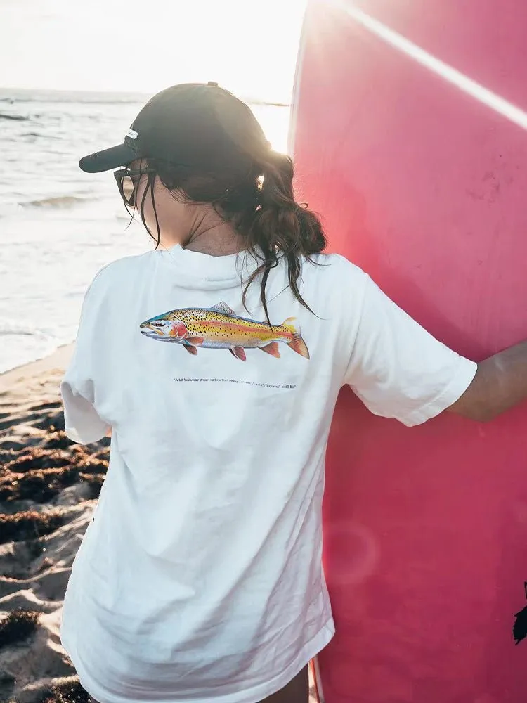 NOBADAY T-BOX TROUT GUIED SUMMER OUTDOOR T-SHIRT