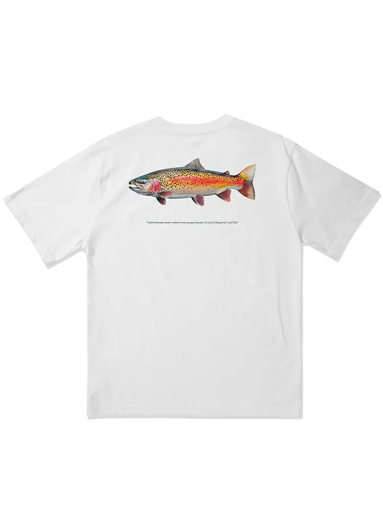 NOBADAY T-BOX TROUT GUIED SUMMER OUTDOOR T-SHIRT